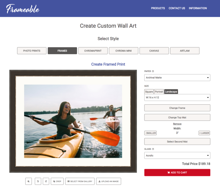 Frameable - online printing and framing